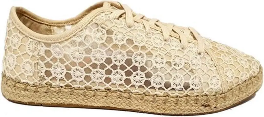 Toms Lena Dames Veterschoen 10011833 Natural Mosaic Mesh Maat 38,5