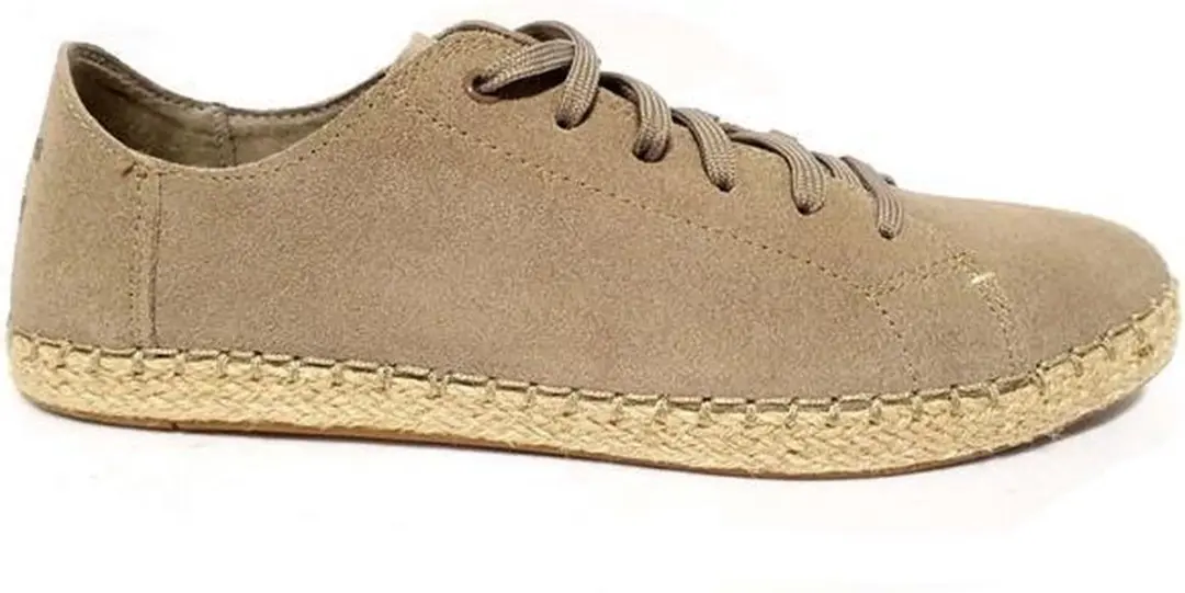 Toms Lena Dames Veterschoen 10011829 Desert Taupe Suede Maat 36