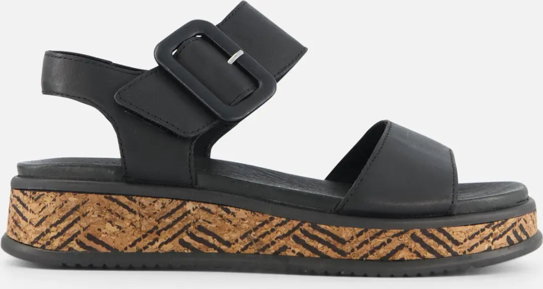 Rieker Sandalen zwart Synthetisch