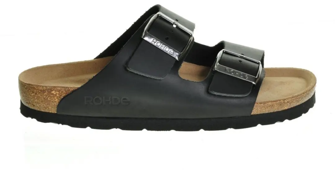 Rohde Zwart Slipper Tweeband maat 40