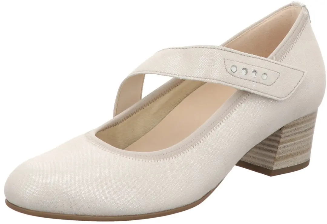 Gabor Bandpump Wit Metallic H-leest 66.149.11 maat 7