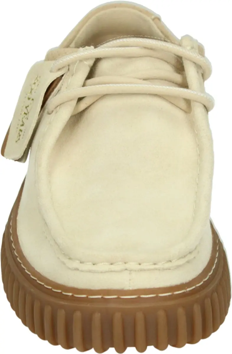 Clarks Torhill Lo Heren Sneakers - Wit/Beige 43.5