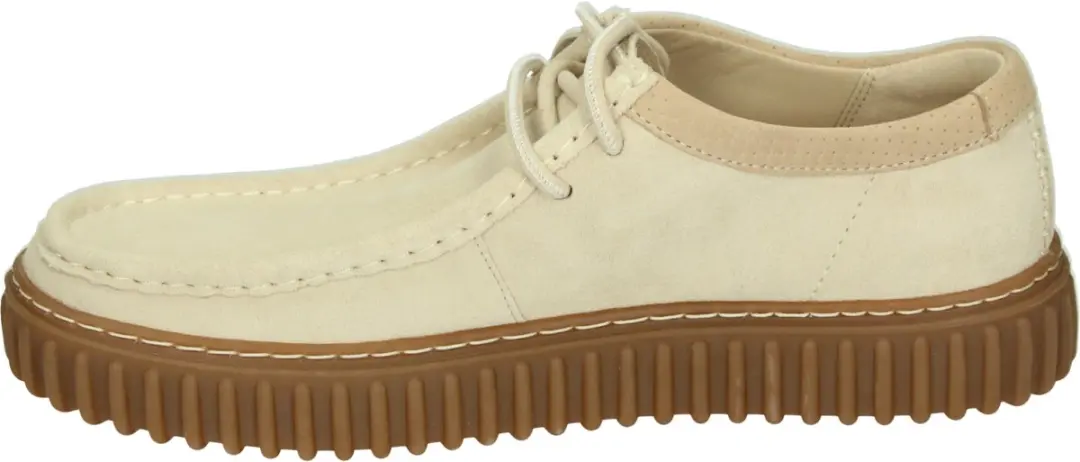 Clarks Torhill Lo Heren Sneakers - Wit/Beige 43.5