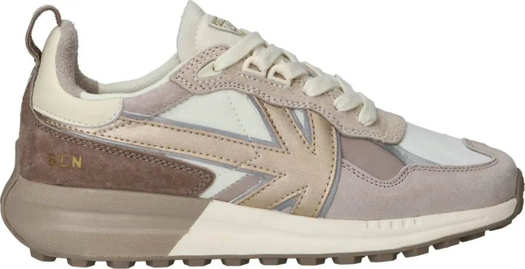 Dames Sneakers Kaotiko Kaotiko Detroit White/gold Wit