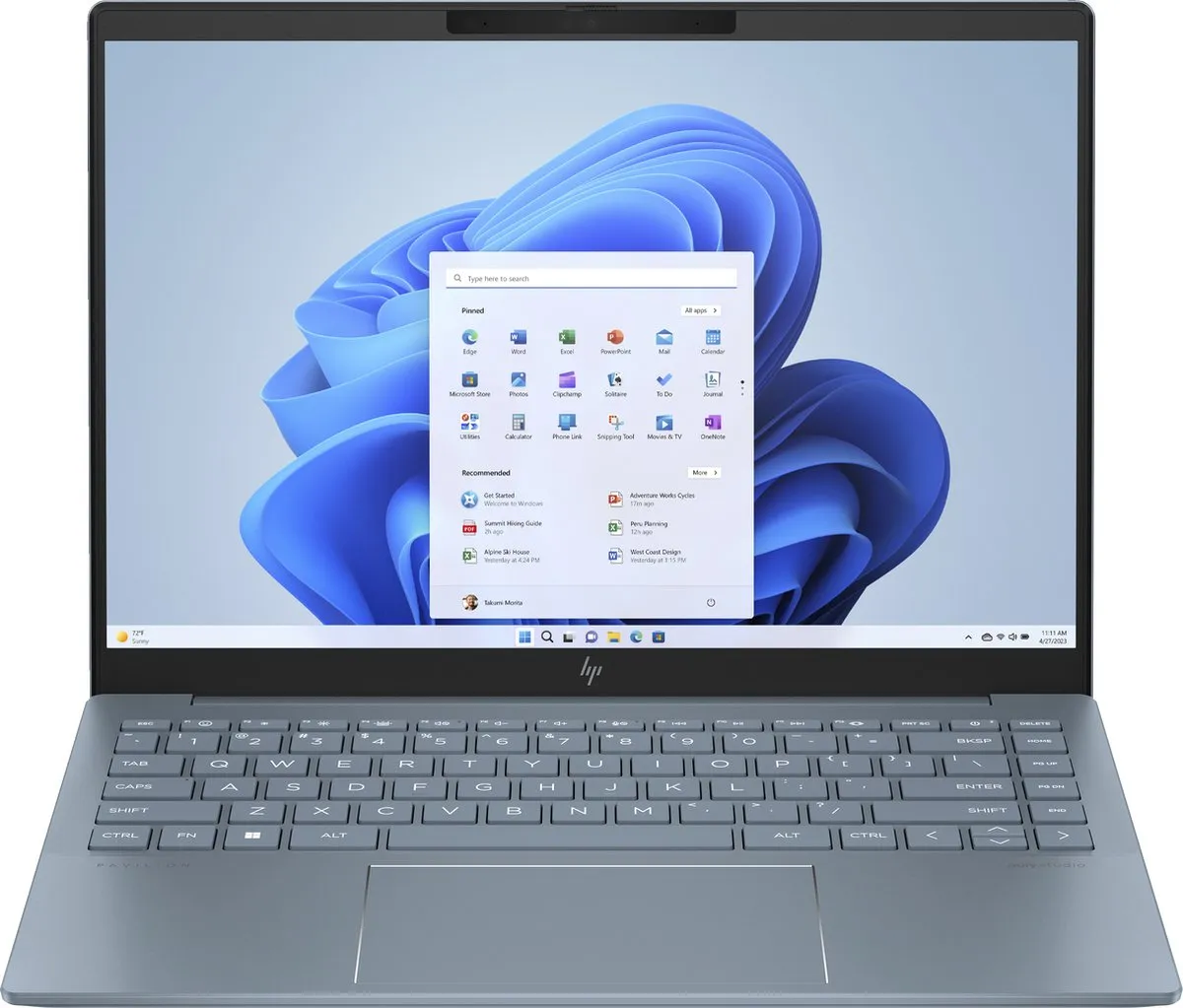 HP Pavilion Plus 14-ew1060nd Laptop 3K - 32GB 1TB SSD - Blauw