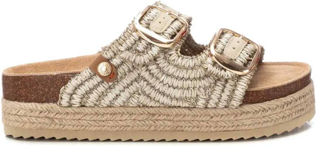 Refresh 17272001 Platform Sandalen Beige EU 38 Vrouw