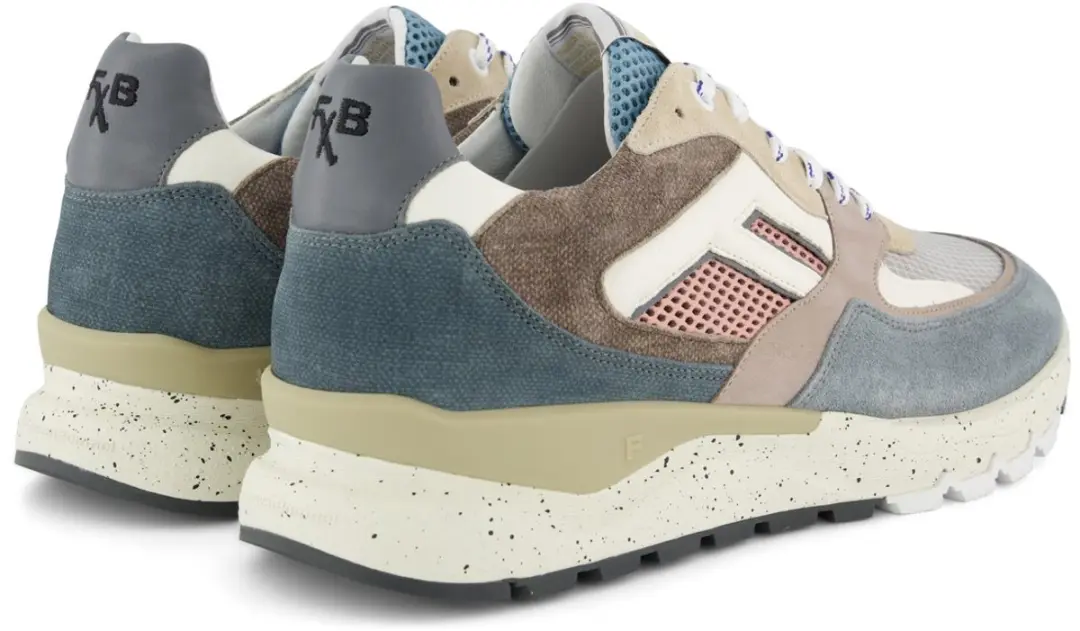 Floris van Bommel DE TREENER 01.51 Lage Sneakers - Blauw 43.5