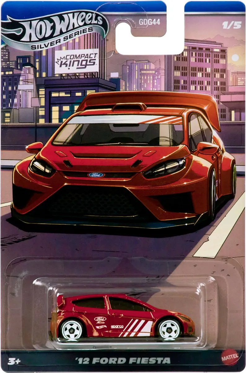 Hot Wheels 1/64 JKX58 Ford Fiesta - Rood