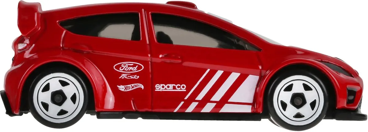 Hot Wheels 1/64 JKX58 Ford Fiesta - Rood