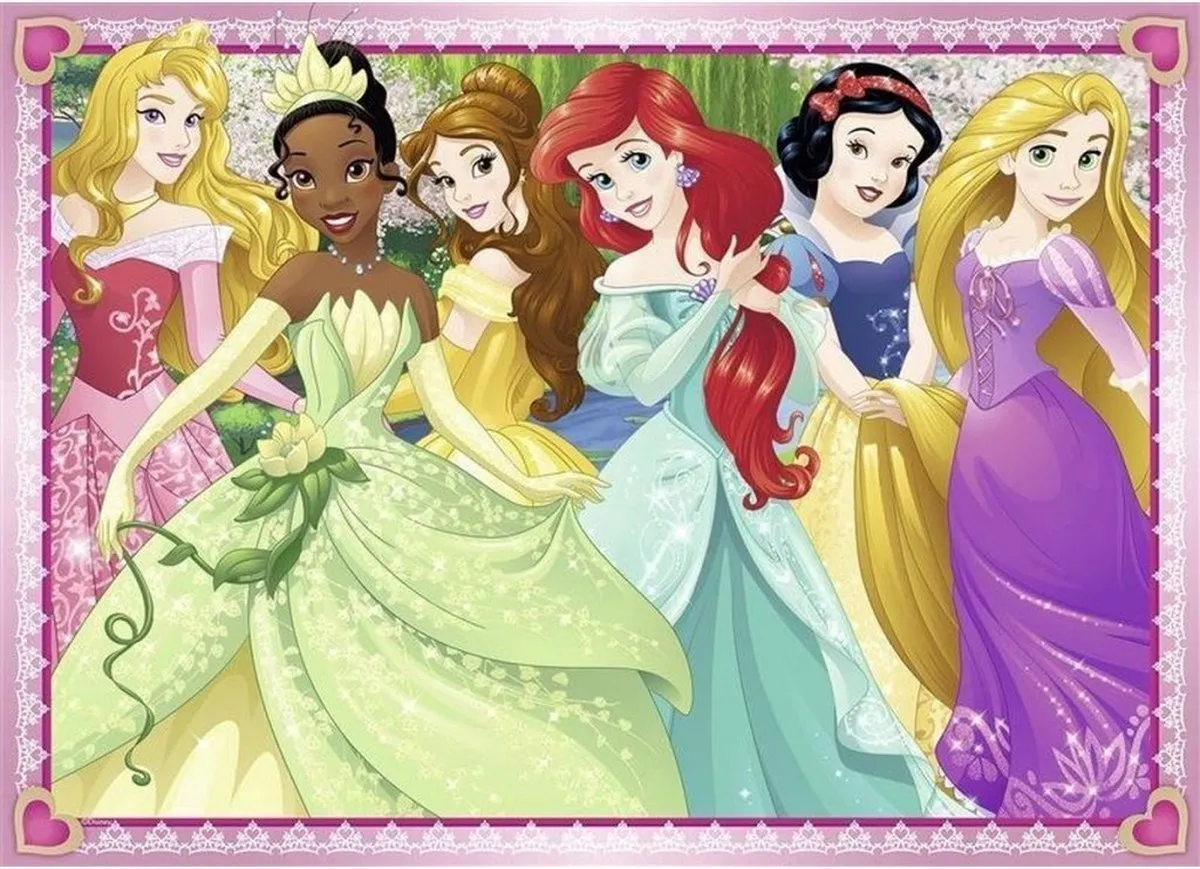 Ravensburger Disney Princess Puzzel 4-in-1 100 Stuks - Multicolor
