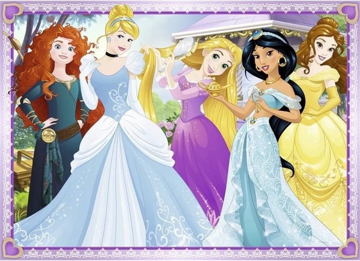 Ravensburger Disney Princess Puzzel 4-in-1 100 Stuks - Multicolor - afbeelding 6 van 6