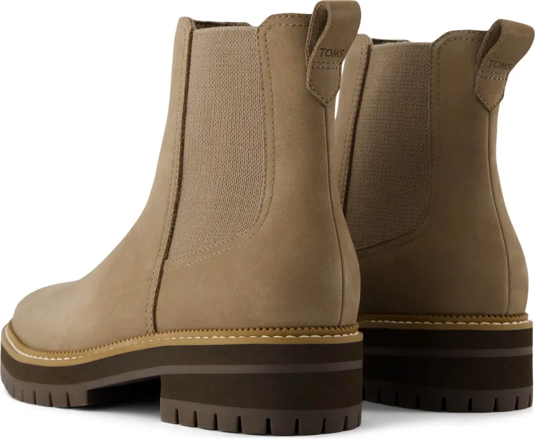 TOMS Bennet Dames Enkellaarsjes - Natuurlijk - 38.5