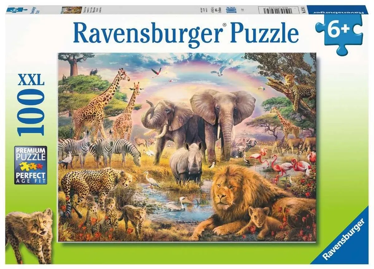 Ravensburger Afrikaanse Savanne Legpuzzel 100 Stuks