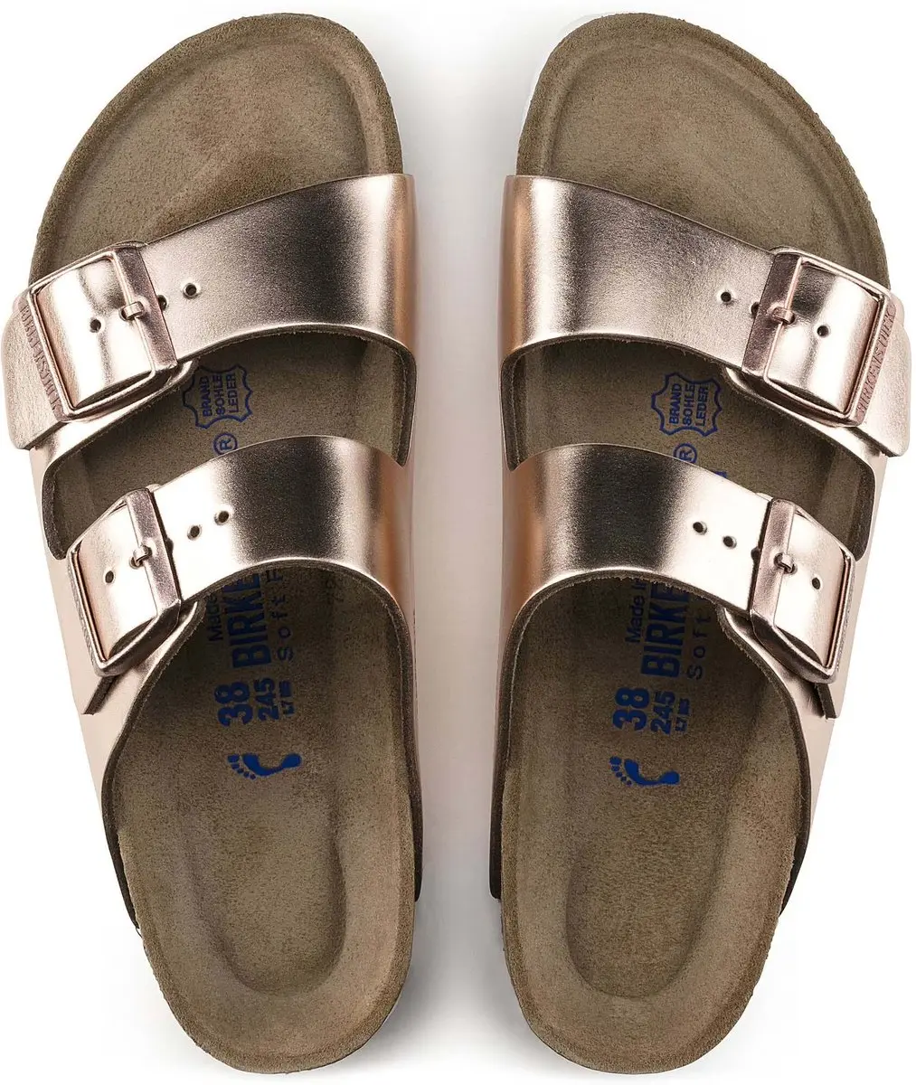 Birkenstock Arizona Slides Dames - Copper - Maat 37