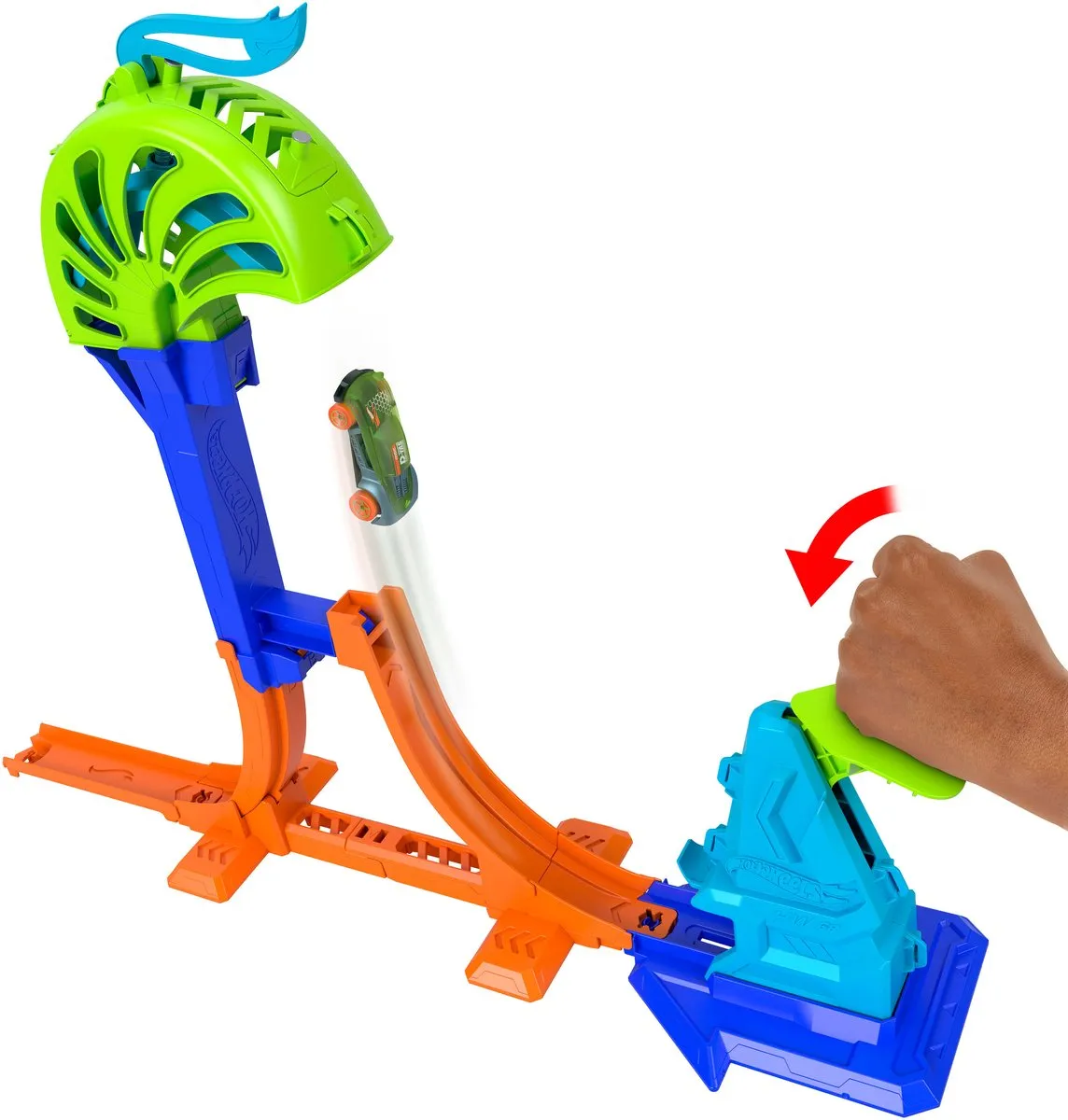 Hot Wheels Stuntbaan Kampioen Powerlancering JHK75 - Multicolor