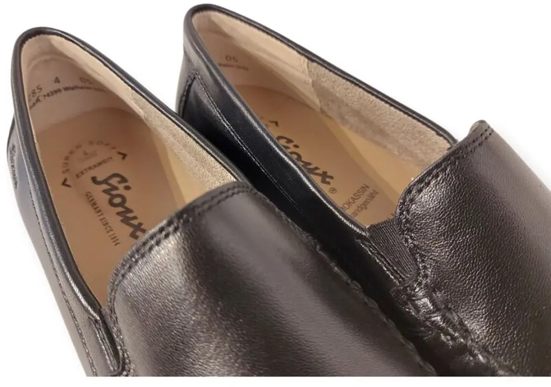 Sioux Mocassin Instapper Cortizia 705 65285 - Zwart - afbeelding 4 van 6