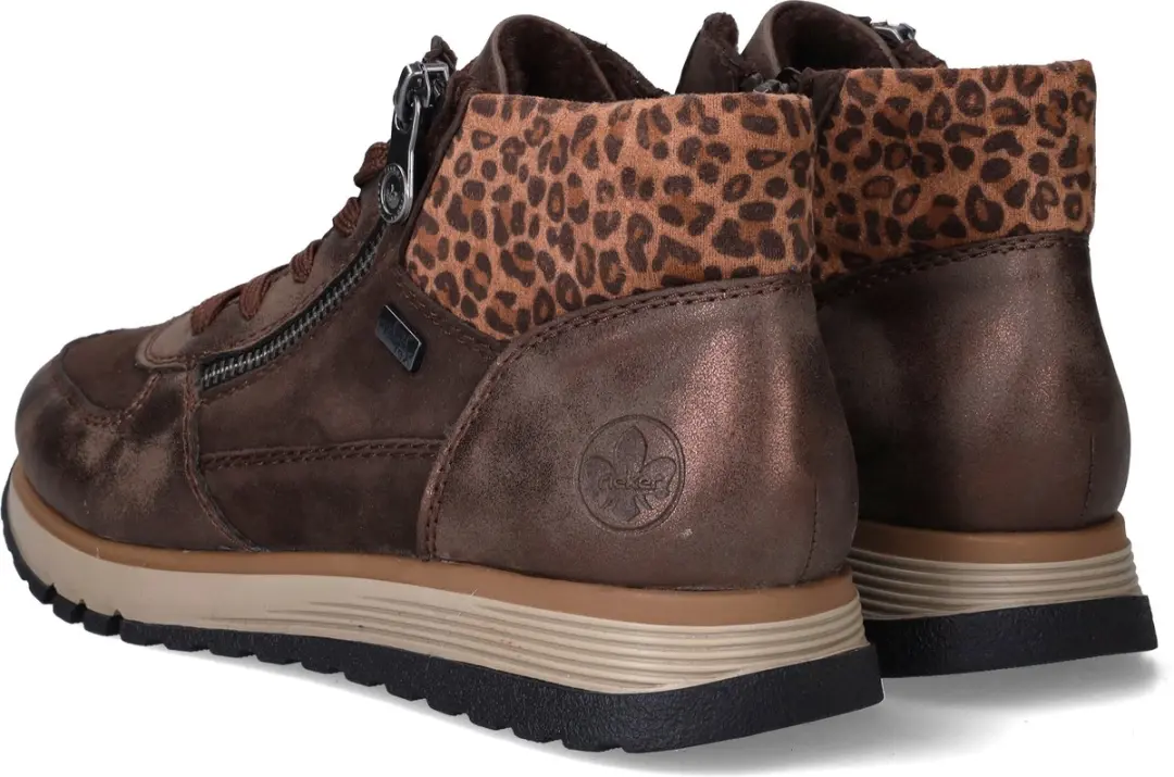 Rieker Veterschoenen Hoog - Donkerbruin - afbeelding 6 van 6