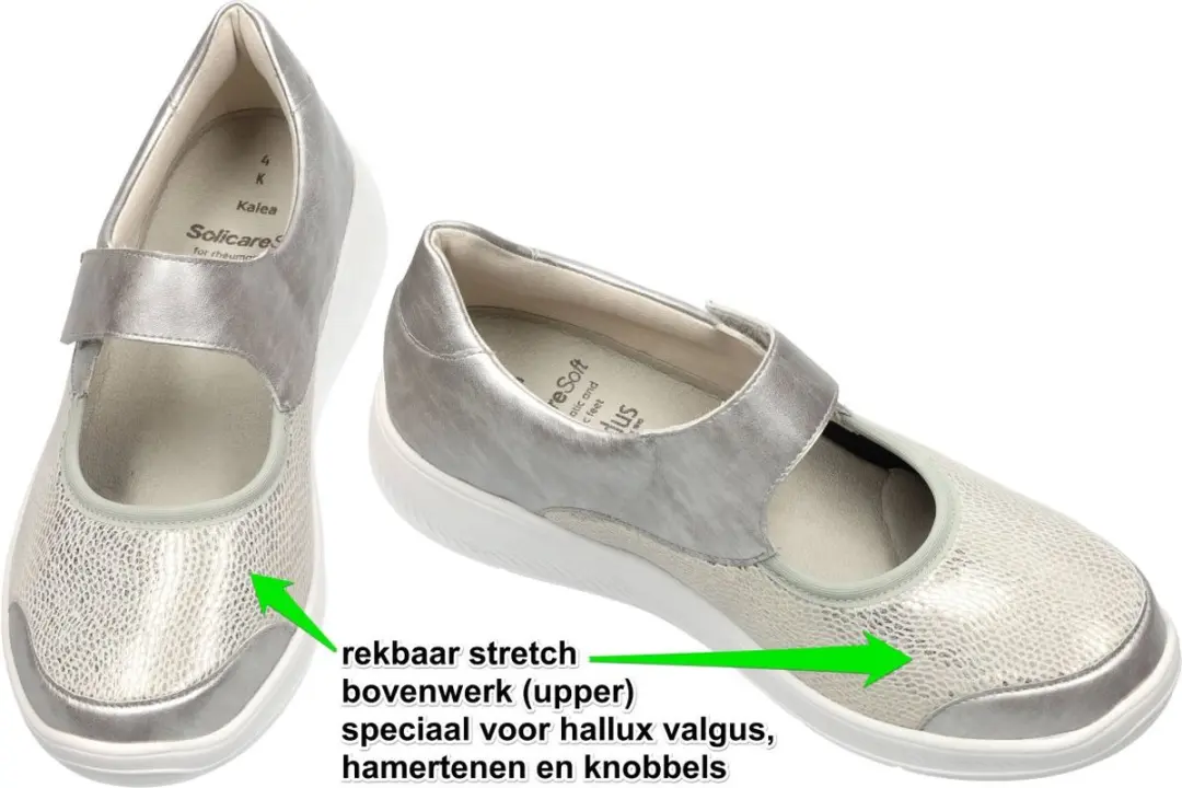 Solidus Kalea Ballerina's Mocassins 36.5 - Zilver