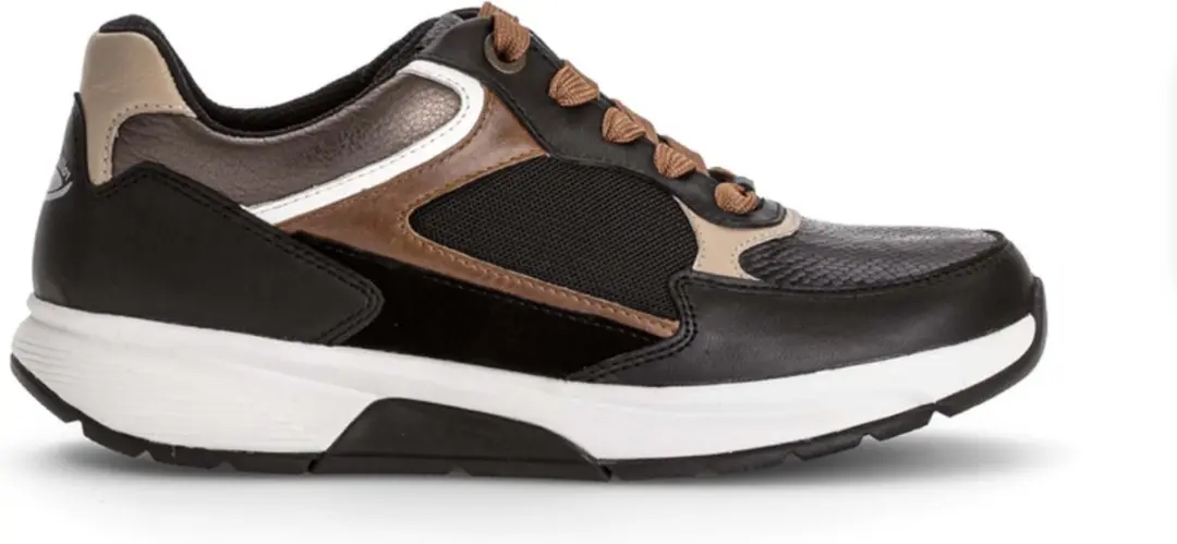 Gabor Rollingsoft 56.875 Sneaker Zwart/Camel
