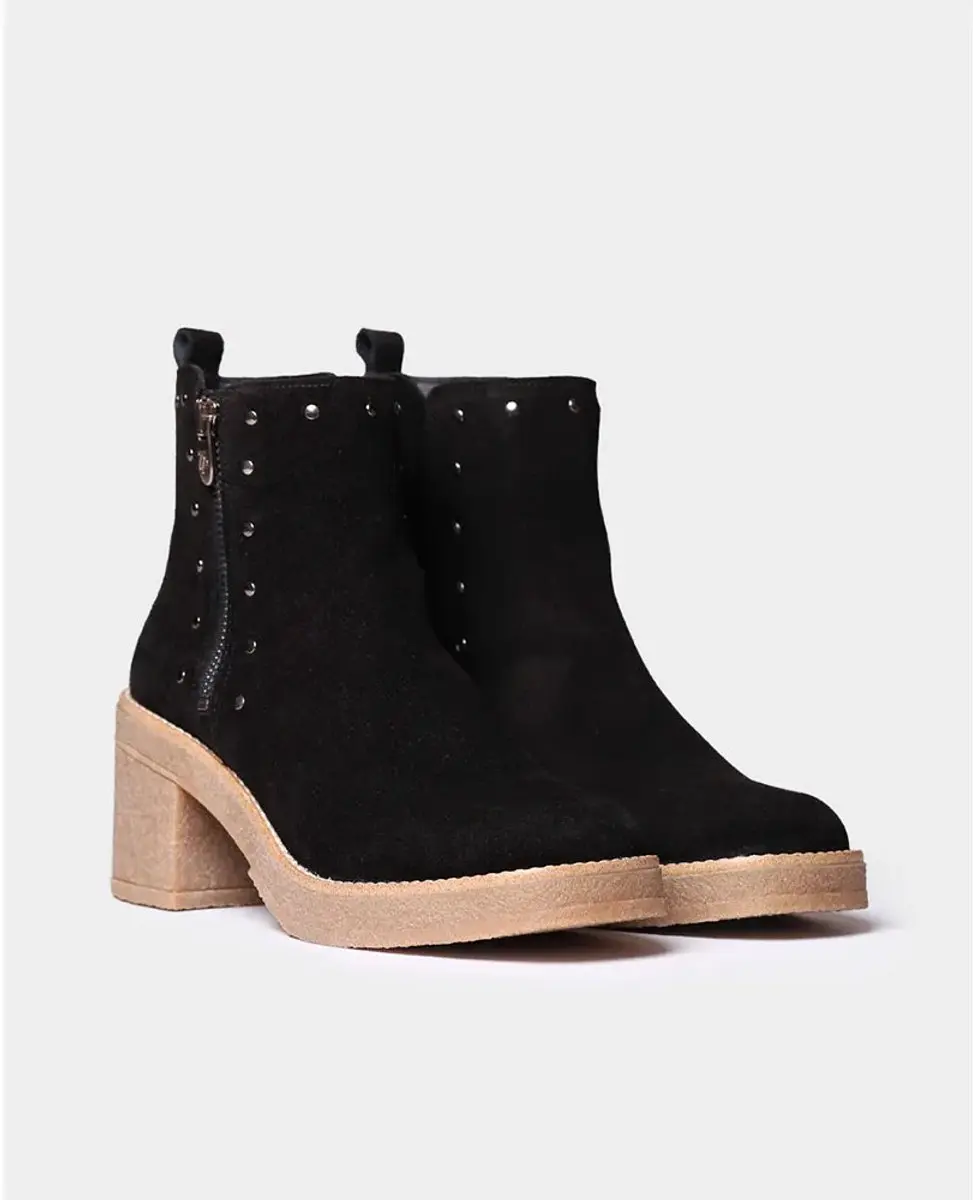 Toni Pons Pau-sy Booties Met Hak Zwart EU 37 Vrouw