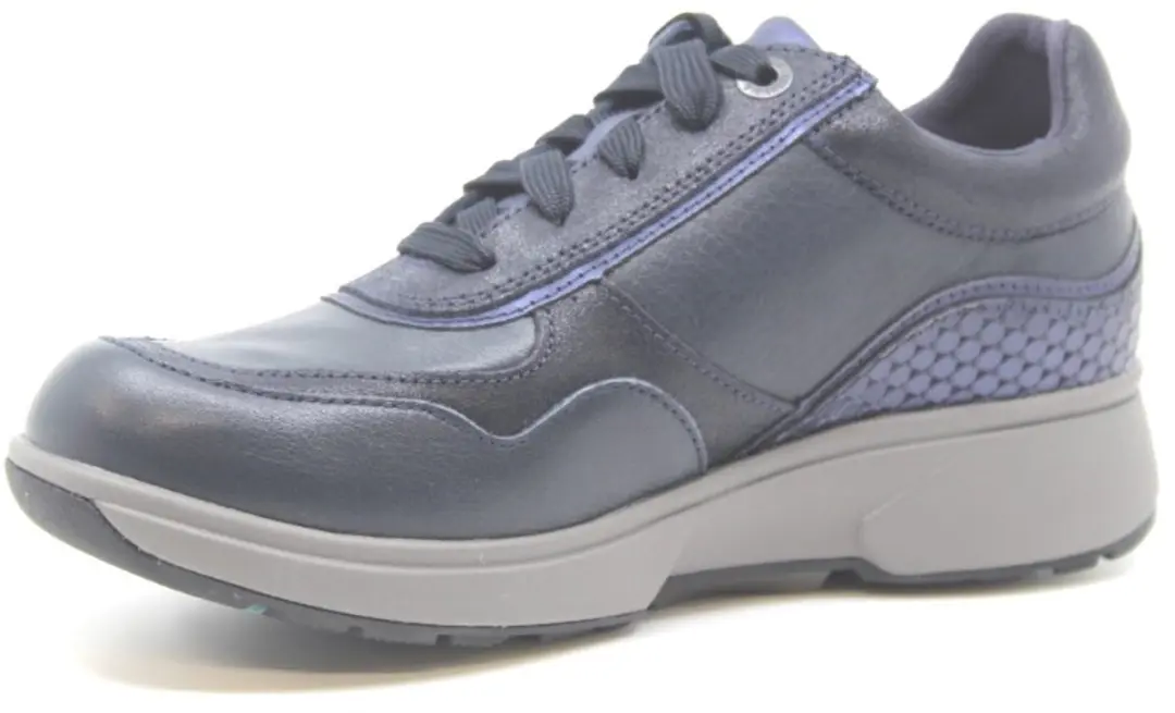 Xsensible Lima Dames Veterschoenen - Donkerblauw Maat 37