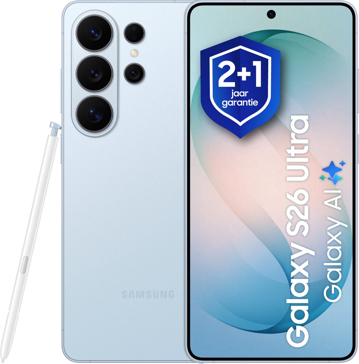 Samsung Galaxy S26 Ultra - 512GB - Sky Blue + 1 jaar extra garantie