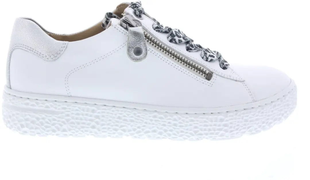 Dames Veterschoenen Hartjes Phil Shoe Weiss Silber Wit
