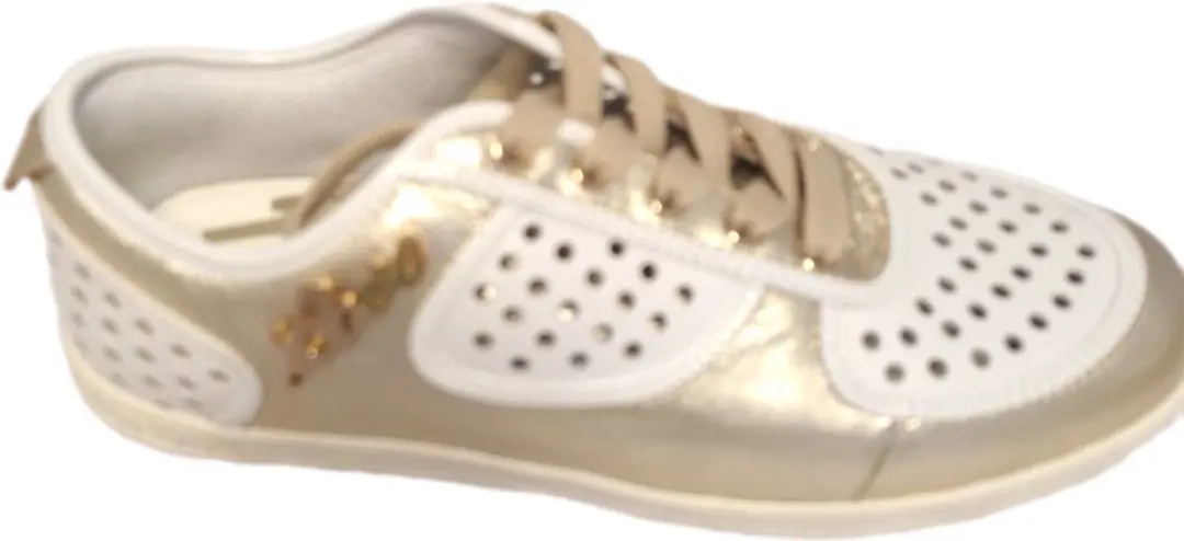 MOSCHINO SNEAKER-SMILE SENS-PLA/BIANCO-SIZE 39