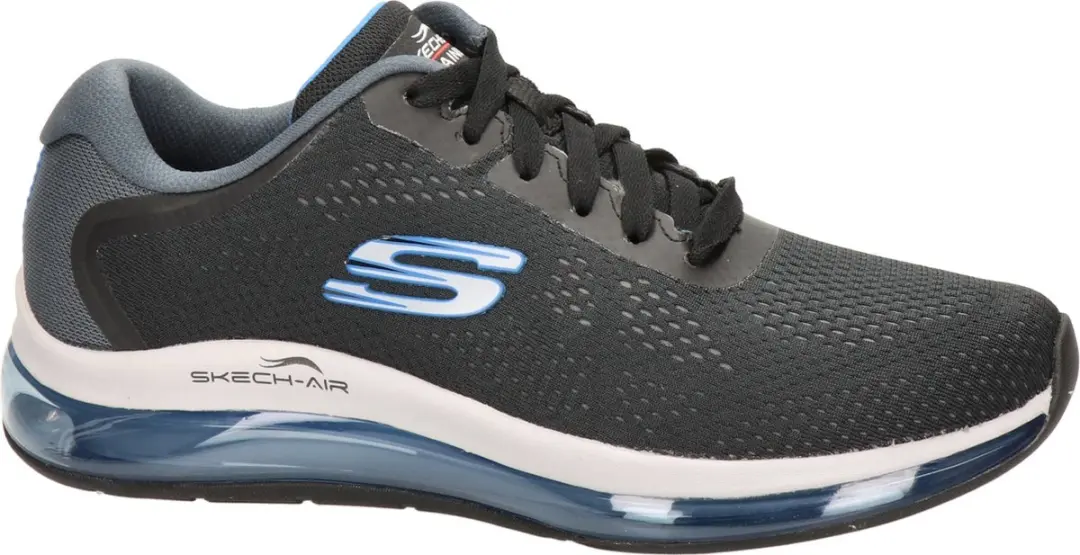 Skechers Skech-Air Heren Sneaker 232240-BKBL - Zwart - afbeelding 3 van 6