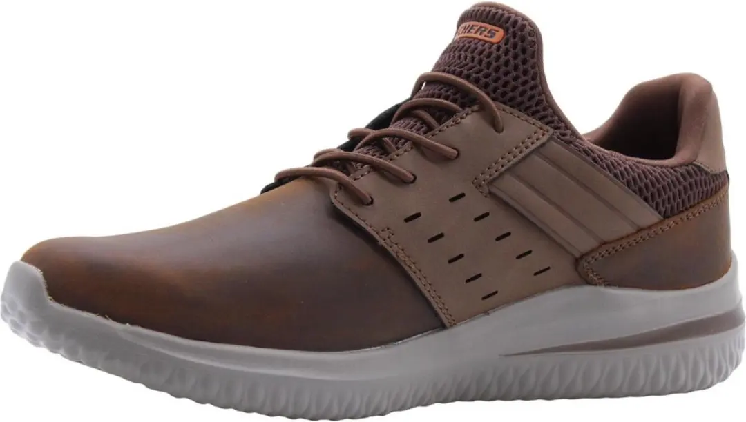 Skechers Delson 3.0 Ezra Slip-ins - Maat 46 - Bruin - afbeelding 4 van 6