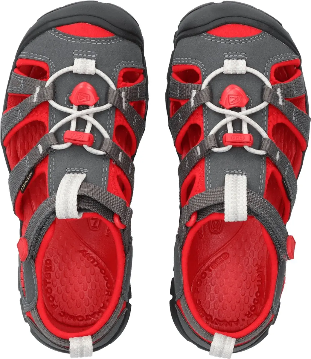 Keen Seacamp II Sandalen - Maat 25/26 - Magnet/Red Carpet