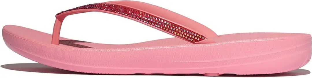 Fitflop Slipper Iqushion Sparkle Pink Perfect/Pop Orange Roze