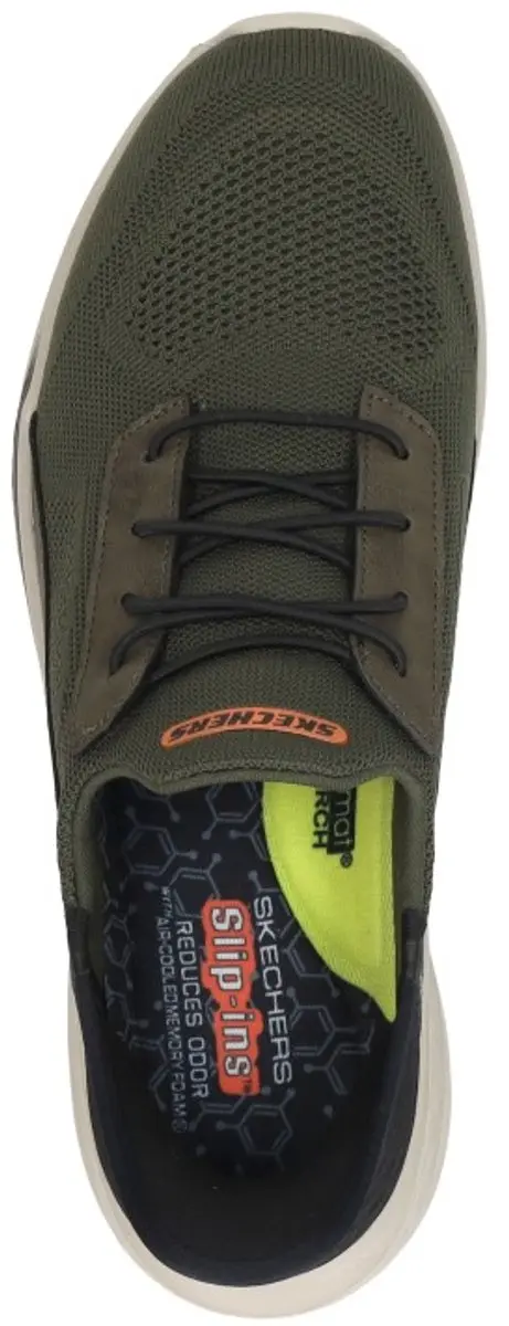 Skechers Slip-ins Slade Cohen Heren Instappers 326203 - Olijfgroen - afbeelding 5 van 6
