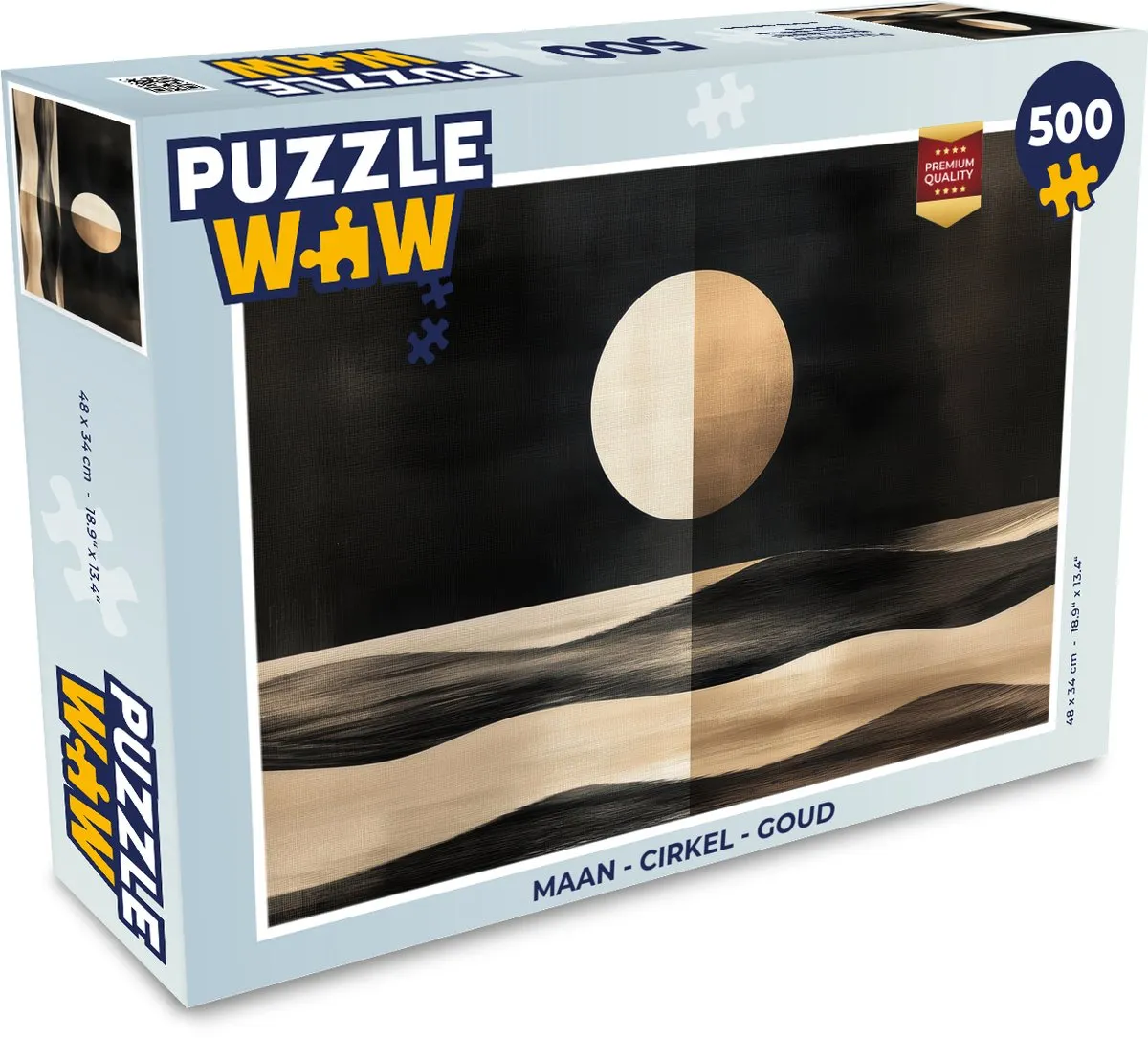 PuzzleWow Maan Legpuzzel 500 Stuks