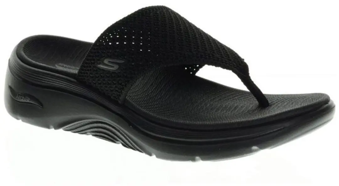Skechers Go Walk Arch Fit 2.0 Sandalen - Zwart - 42 - afbeelding 3 van 6