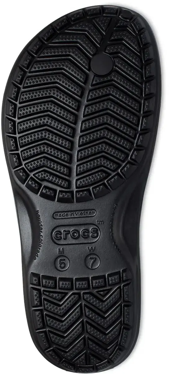 Crocs Crocband Flip Teenslippers 45/46 - Zwart/Dark Grey - afbeelding 4 van 6