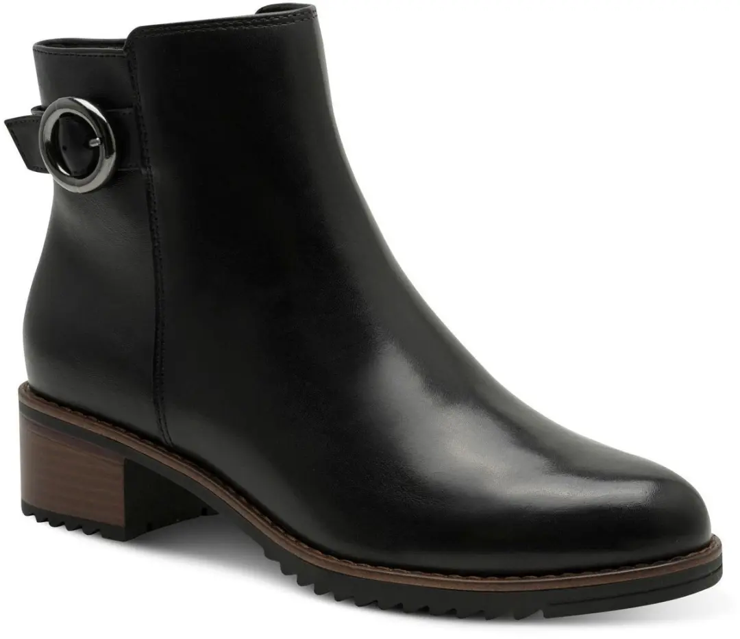 Marco Tozzi Dames Enkellaarsje 2-25377-45 001 F-breedte Maat: 41 EU