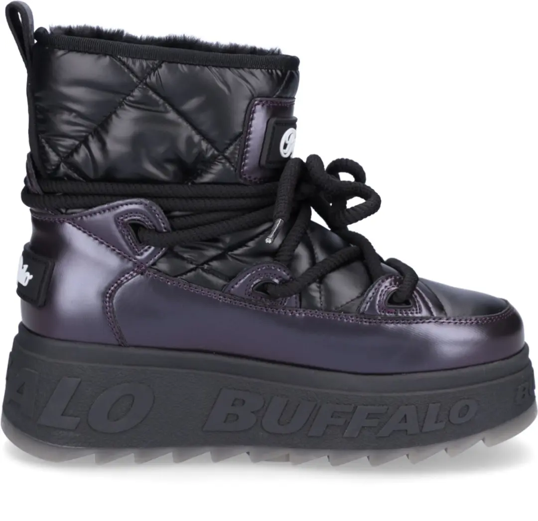 Buffalo Eliza Snow Moonboot Dames - Zwart