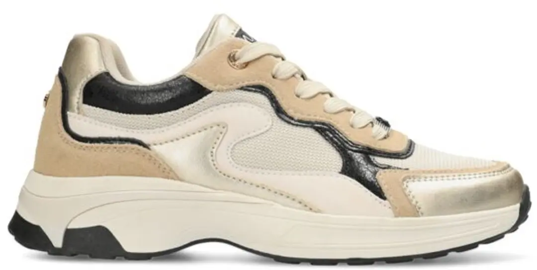Mexx PORTIA LOVE Sneaker Dames Sneaker-Beige/Goud