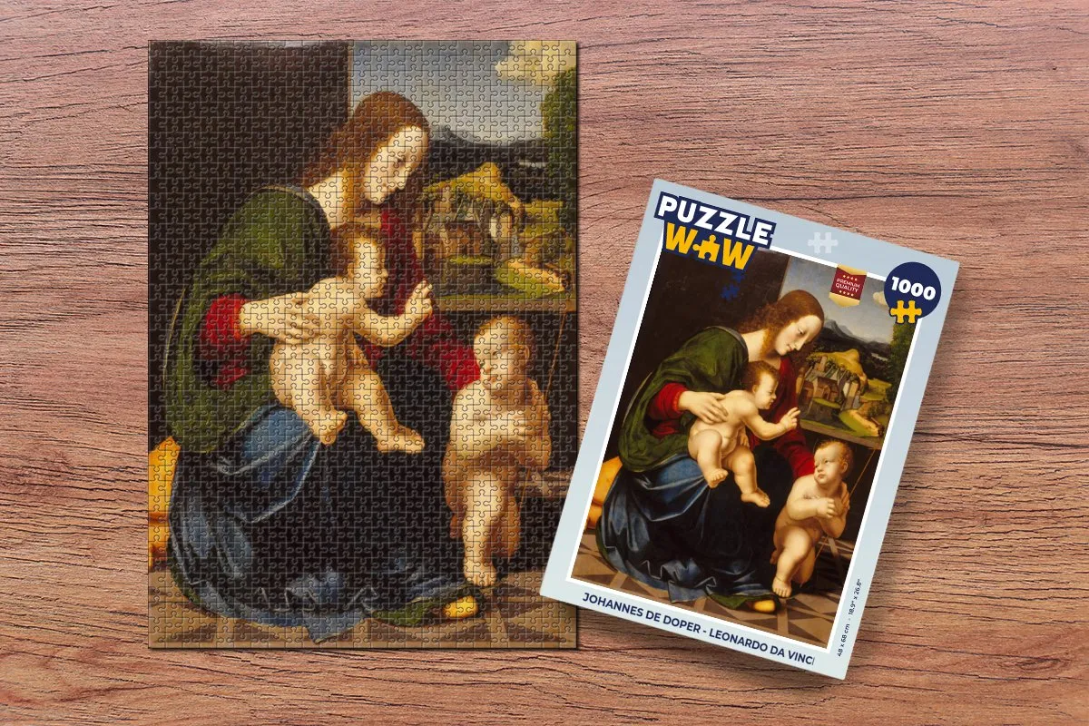 PuzzleWow Johannes de Doper Legpuzzel 1000 Stuks - Multicolor