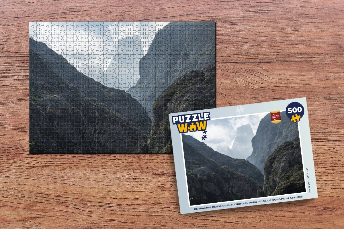 PuzzleWow Puzzel Picos de Europa 500 Stuks - Multicolor