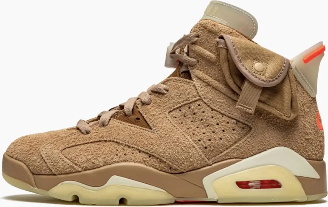 Nike Air Jordan 6 Retro SP, Travis Scott British Khaki, DH0690200, EUR 42.5