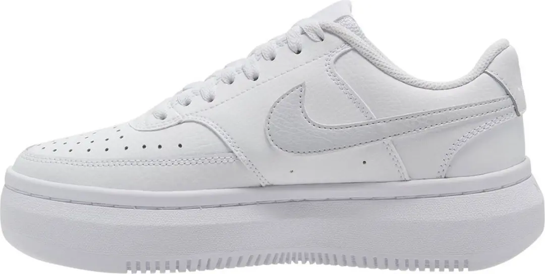 Nike Court Vision Alta Leer Schoenen - Wit
