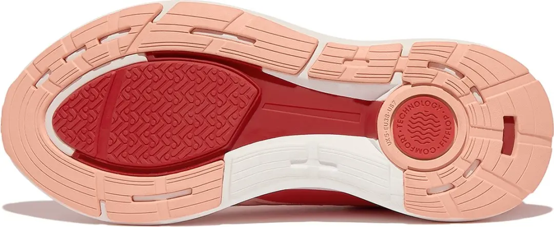 FitFlop FFRUNNER Ombre-Edition Mesh Running Sneakers - Rood