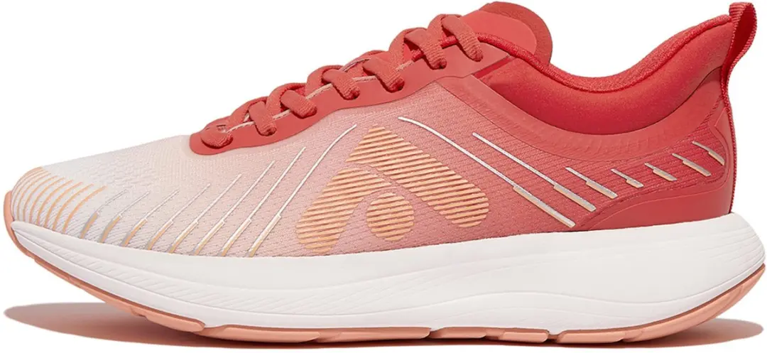 FitFlop FitFlop FFRUNNER Ombre-Edition Mesh Running Sneakers ROOD