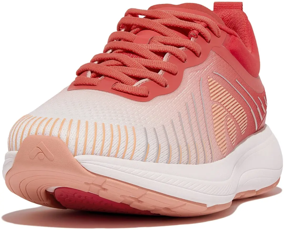 FitFlop FFRUNNER Ombre-Edition Mesh Running Sneakers - Rood