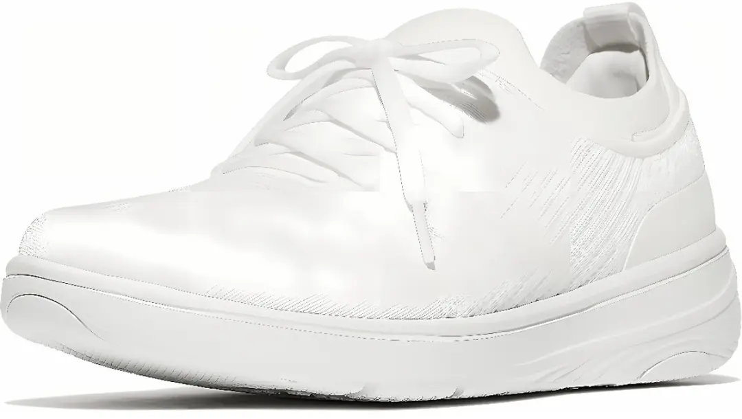 FitFlop FitFlop Super-Q Knit Slip-On Laced Sneakers WIT