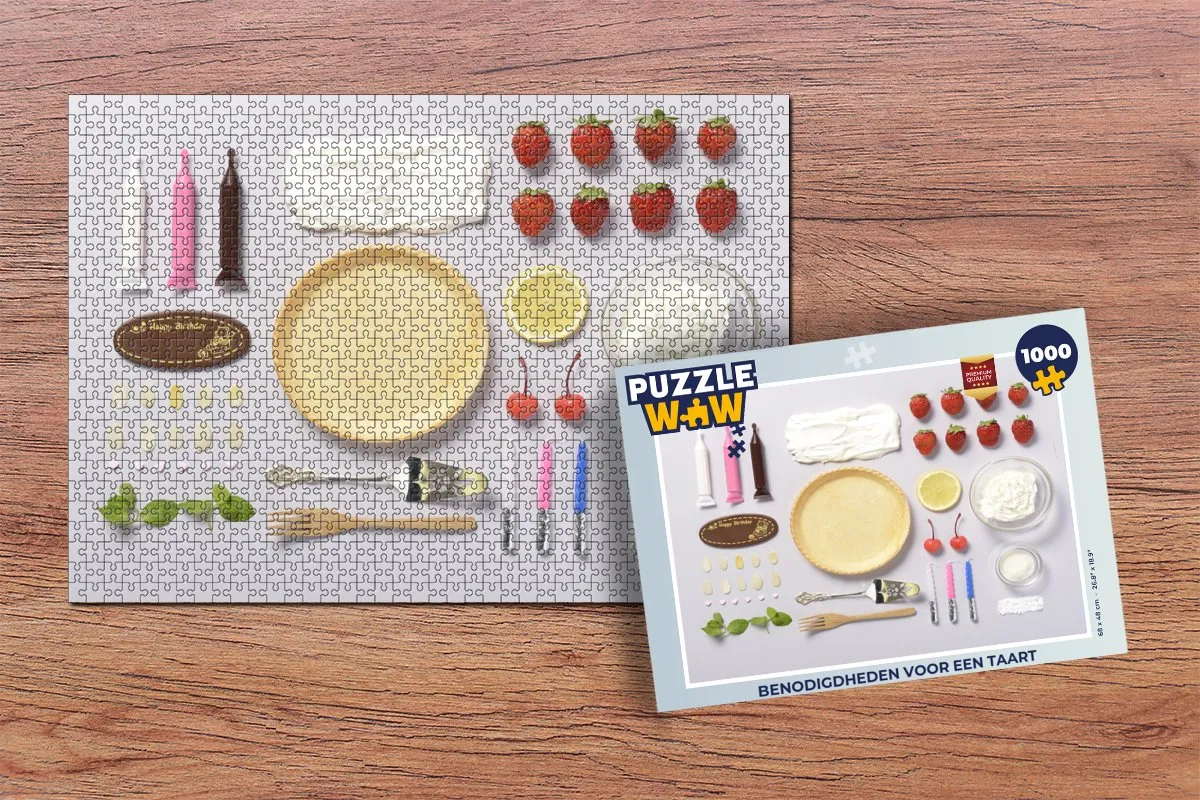 PuzzleWow Legpuzzel 1000 Stuks Multicolor