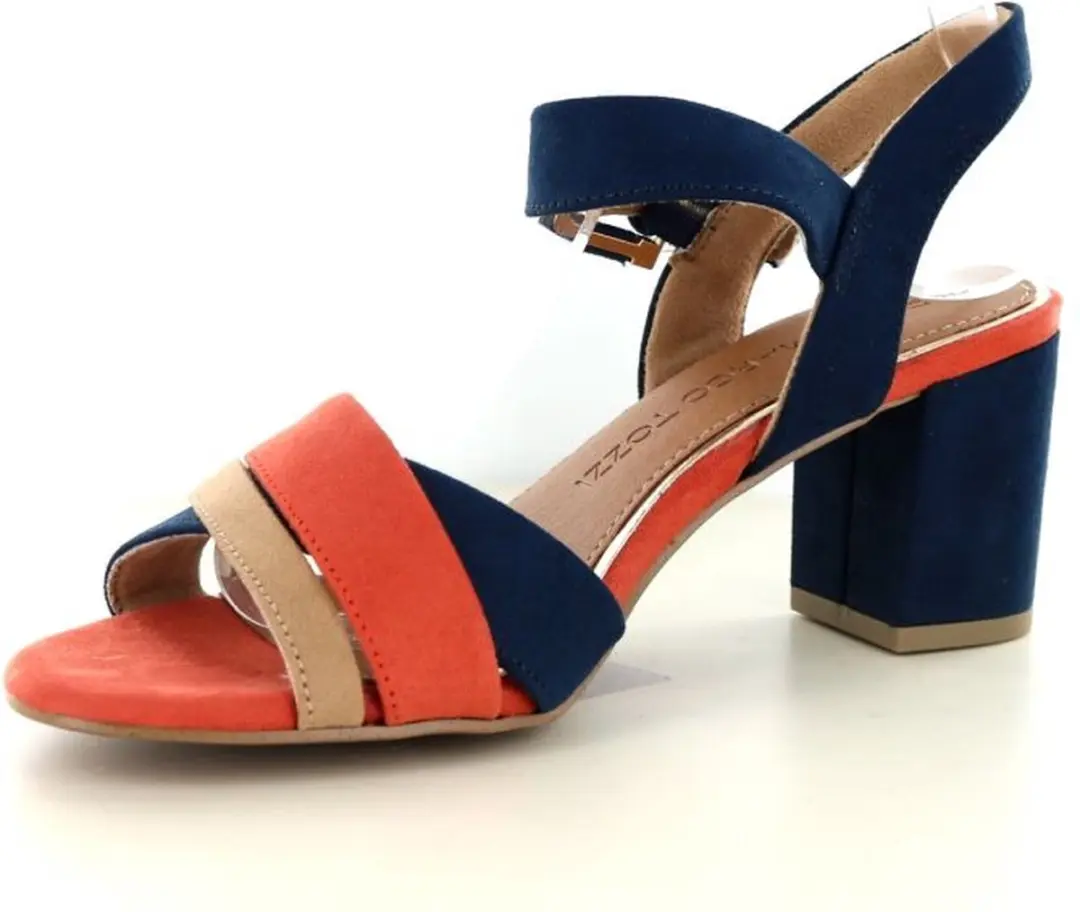Marco Tozzi Hak Sandaal 28323 - Maat 40 - Blauw