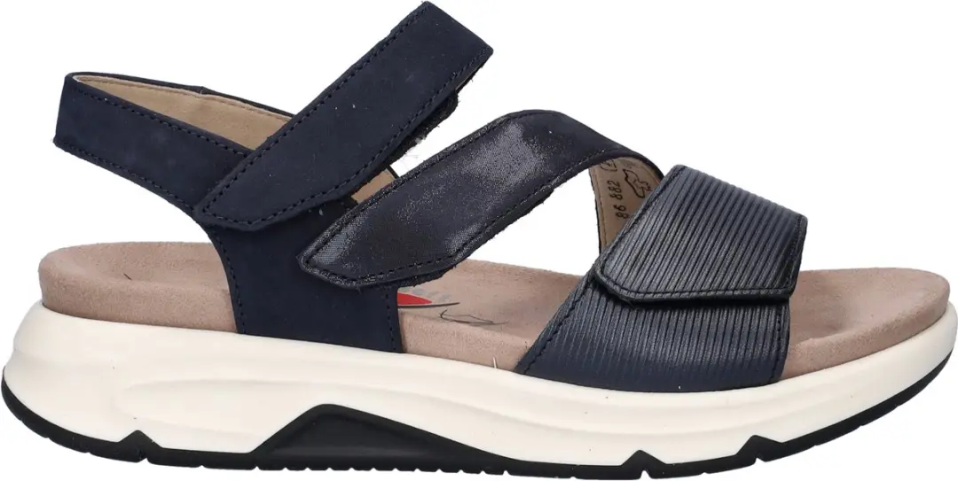 Gabor Damen Sandale bequem in blau